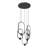 Saros Matte Black 5 Light Chandelier