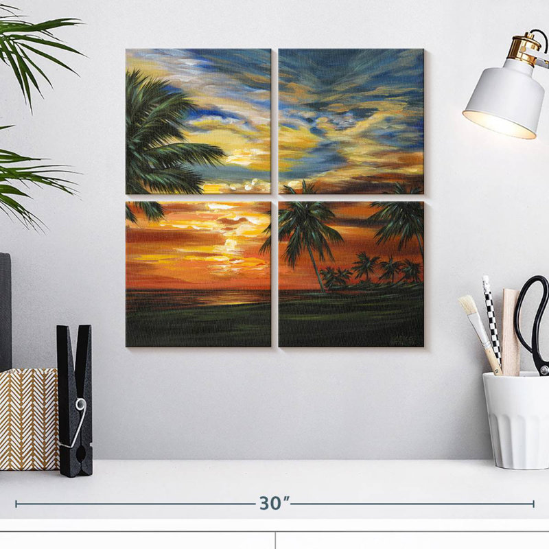 Gillard, superbe coucher de soleil tropical II