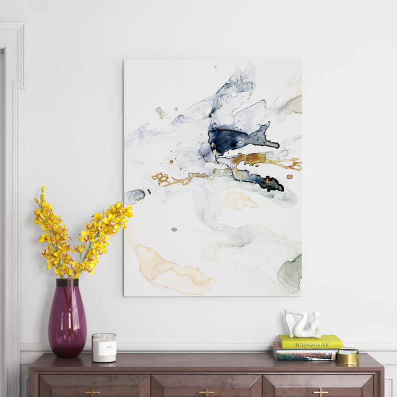 " Organic Interlace II " Painting Print, 48" H x 36" W, Wrapped Canvas, No Frame