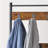 Steel Frame 3-In-1 Entryway Tree/Clothes Rack + Shoe Cabinet + Bench. Industrial Retro Style In Brown And Black. Dimensions: 12.5 X 27.7 X 68.8 Inches.