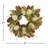27'' Fall Wreath with Hydrangeas and Pampas