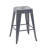 Backless Metal Bar Stools Set of 2 with Tool-Free Assembly-655884908