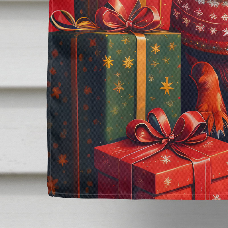 Double Sided 40'' H x 28'' W Polyester Christmas House Flag