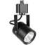 Éclairage sur rail à DEL 6,5 W, 3 000 K, 470 lm, blanc chaud, éclairage sur rail à intensité variable de type H, CRI85 + luminaire à angle d'inclinaison réglable pour véritable détail, paquet de 12, noir