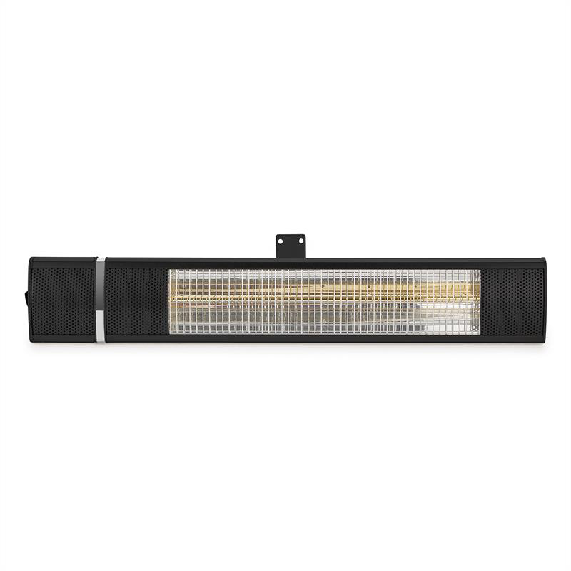 Gold Bar Electric Ceiling Mounted Patio Heater, Black