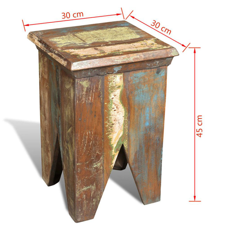 Solid Wood Accent Stool