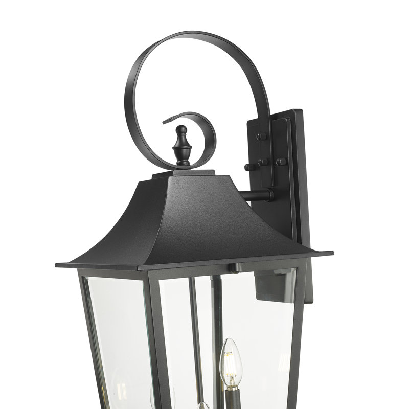 Applique murale d'extérieur 3 lumières Barling, H 33,25 po x l 12 po x P 13 po