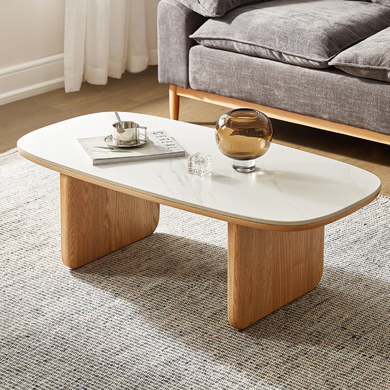 Table basse moderne simple en bois massif