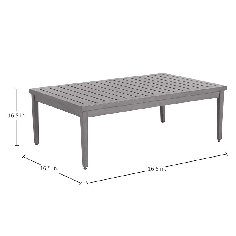 Brookings Coffee Table - Oyster, Oyster