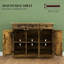 Armoire de plancher de style rustique, armoire de rangement de cuisine, armoire de rangement domestique, armoire d'appoint de couloir-440904723