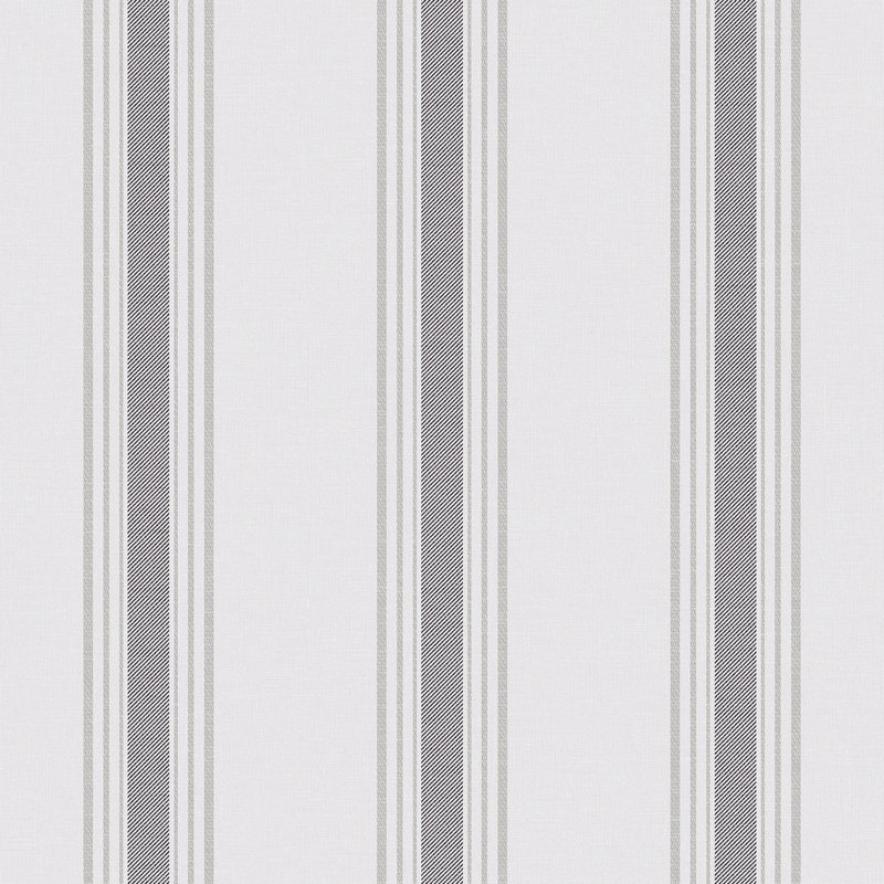 Essential Stripes Lane Stripe Wallpaper, Black