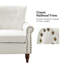 Fauteuil capitonné en polyester 29,5 po Anite-70859780