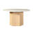 Qwin Round Dining Table, Marble Top