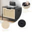 Armoire à chaussures multi-usage et banc de rangement, banc d'entrée 39,4 po avec coussin amovible et charnières de sécurité, coffre de rangement polyvalent