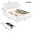 Size Upholstered Platform Bed With 4 Drawers And Golden Edge On The Headboard  Footboard,-2100993412