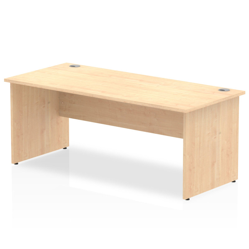 Impulse Computer Desk, 73cm H x 180cm W x 80cm D, Maple, Maple