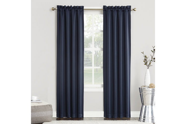 Wayfair Basics Solid Blackout Thermal Rod Pocket Single Curtain Panel