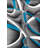 Arsenovic Abstract Turquoise/Gray Indoor Area Rug-523620012