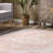 Zahra Medallion Machine Washable Area Rug for Living Room Bedroom Dining Room Kitchen, Peach/Ivory-483186500