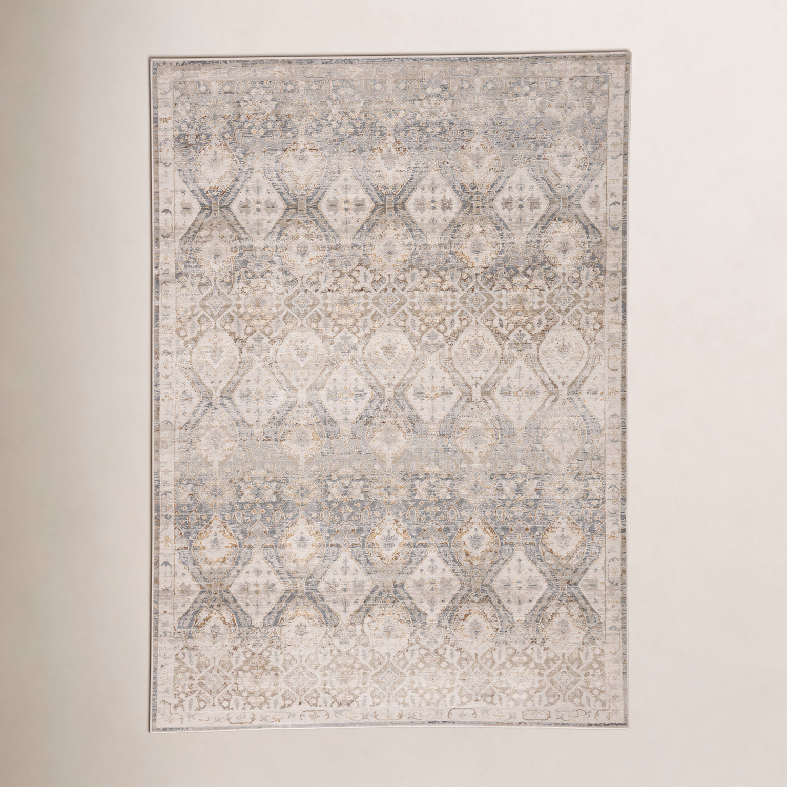 Lynnette Gray Oriental Rug, Rectangle 5' x 7'6"