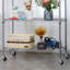 76cm W Metal Shelving Unit with Wheels-116488091