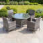 Harrow Patio Dining Armchair with Cushion