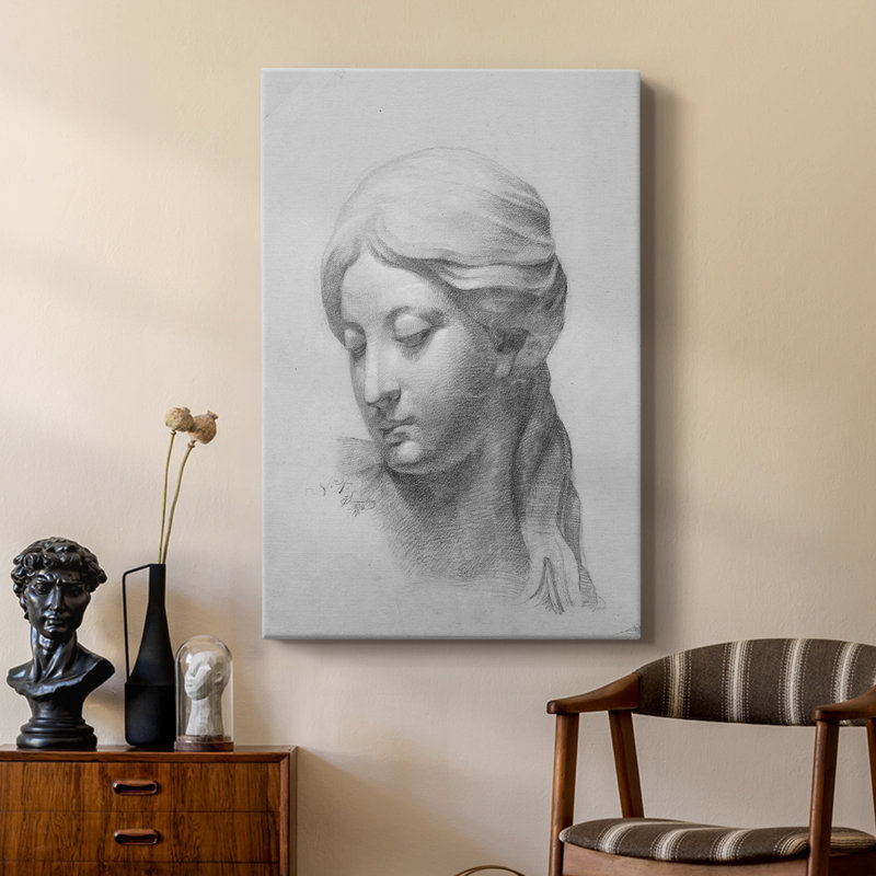 Rétro croquis rétro-encadré sur mesure, H 12 po x l 8 po