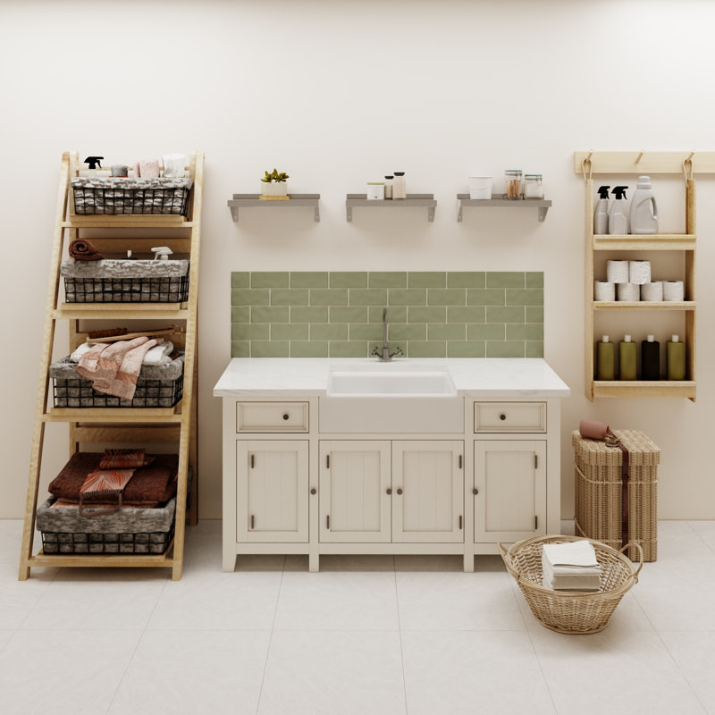 Étagère murale en acier inoxydable 6 po x 16 po à bord carré