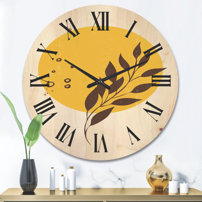 Solid Wood Wall Clock