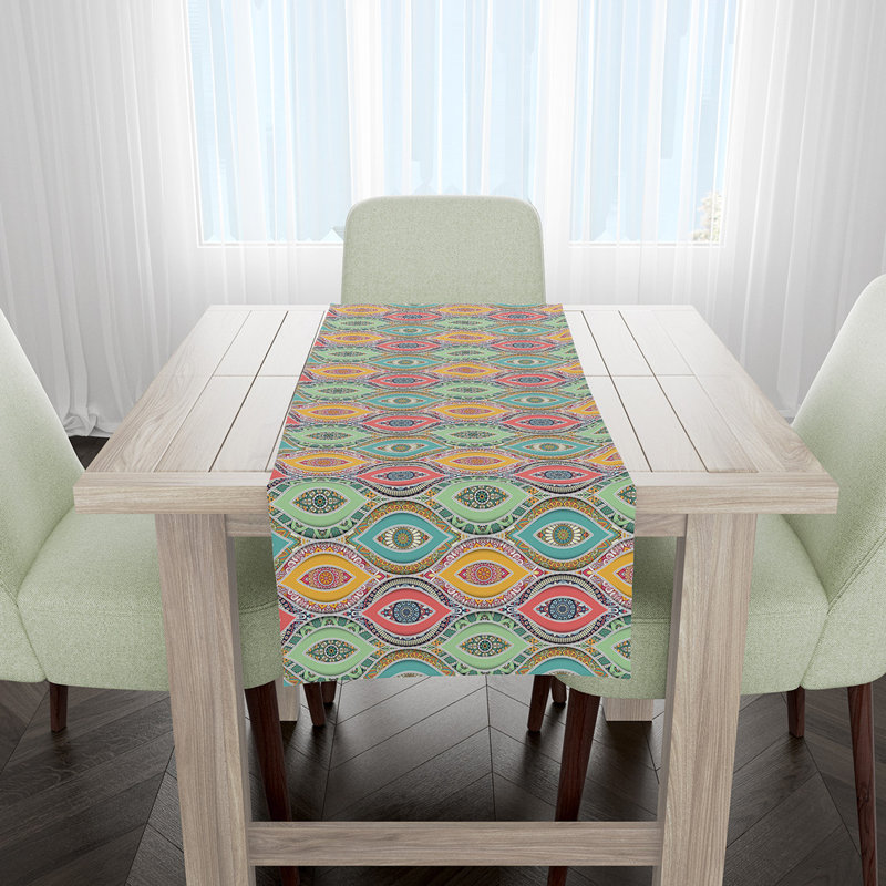 Bearcreek Geometric Table Runner