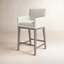Tabouret de comptoir avec accoudoirs Bethea-98501974