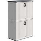 4 Ft. W X 2 Ft. D Outdoor Resin Vertical Storage Shed