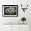 Peacock Feathers - Picture Frame Graphic Art Print-56704661-56704664