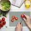 Planche à découper en verre trempé à motif cachemire brun Ambesonne