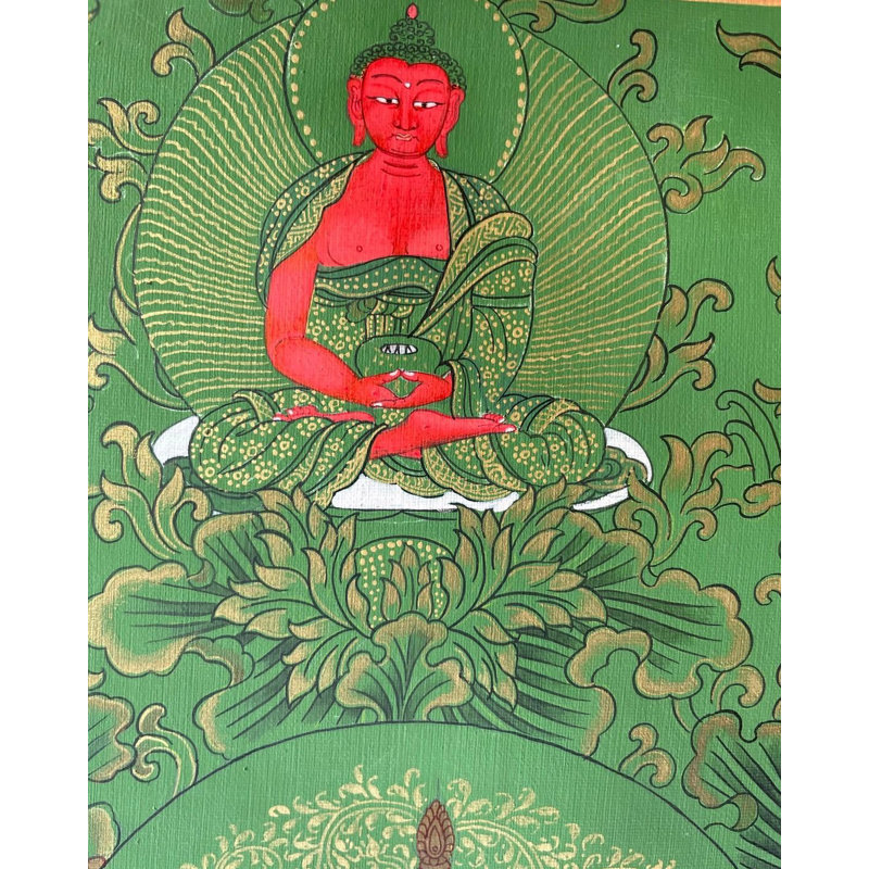 Chengrezig Thangka (Thangka sans brocart)