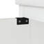 Meuble-lavabo 36 po avec lavabo simple, meuble-lavabo moderne sous le comptoir avec 2 portes à fermeture et 4 tiroirs. Blanc, l 35,8 po x P 19,7 po x H 35,4 po.