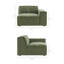 Canapé modulaire rembourré en tissu performance 6 pièces Bange-1425265263