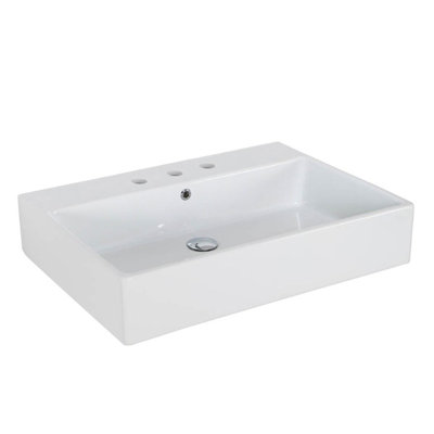 Simple 27.6'' L Bathroom Sink