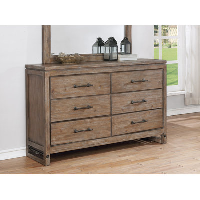 Martelli 6 Drawer Double dresser by Gracie Oaks