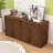 Elegant Wave Panel Storage Cabinet – Durable Sideboard-1318024227