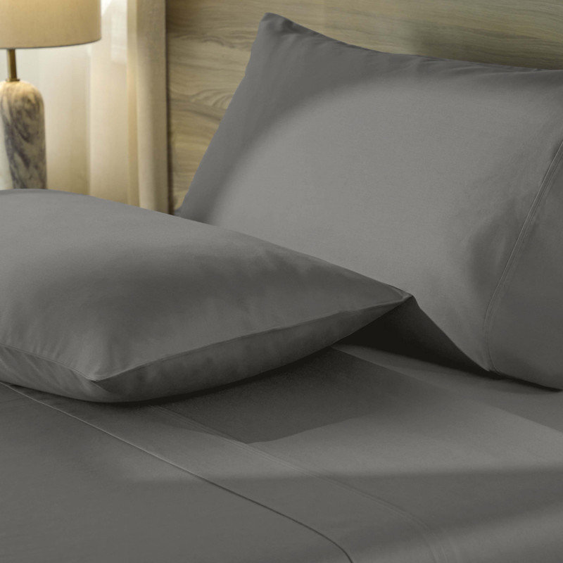 Drap-housse Pavo, Gris anthracite, Très grand, Fits up to 20"