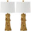 lampe de table 29" en bois fauz Langston