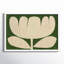 Flower On Green By Studiom - Framed Wall Art-163859782-163859785