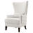 Sonali Upholstered High Wingback Accent Chair Latte-93547761