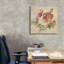«Bourgogne rose sur toile de lin antique» par Cheri Blum, art mural sur toile-24737500