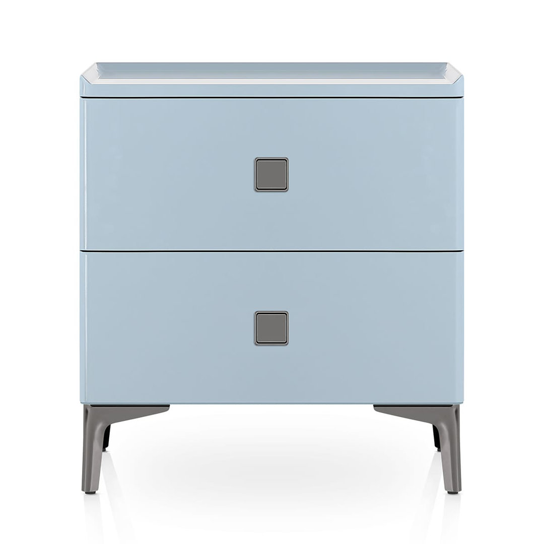 Windsor Bedside Table Light Grey