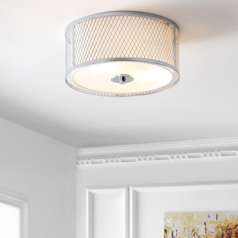 Plafonnier encastré cylindrique à 2 lumières de 12 po Blanquilla