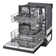 Front Control Dishwasher with LoDecibel Operation and Dynamic Dry