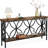 70.9" Industrial Console Table, Open Storage for Living Room - Rustic Brown