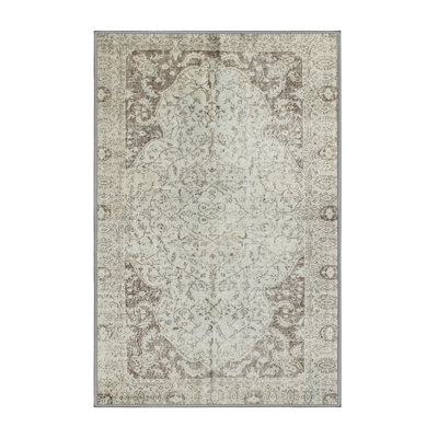 Tapis traditionnel blanc cassé Seavy